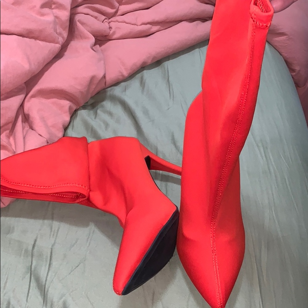 Orange Booties - Picture 6 of 7